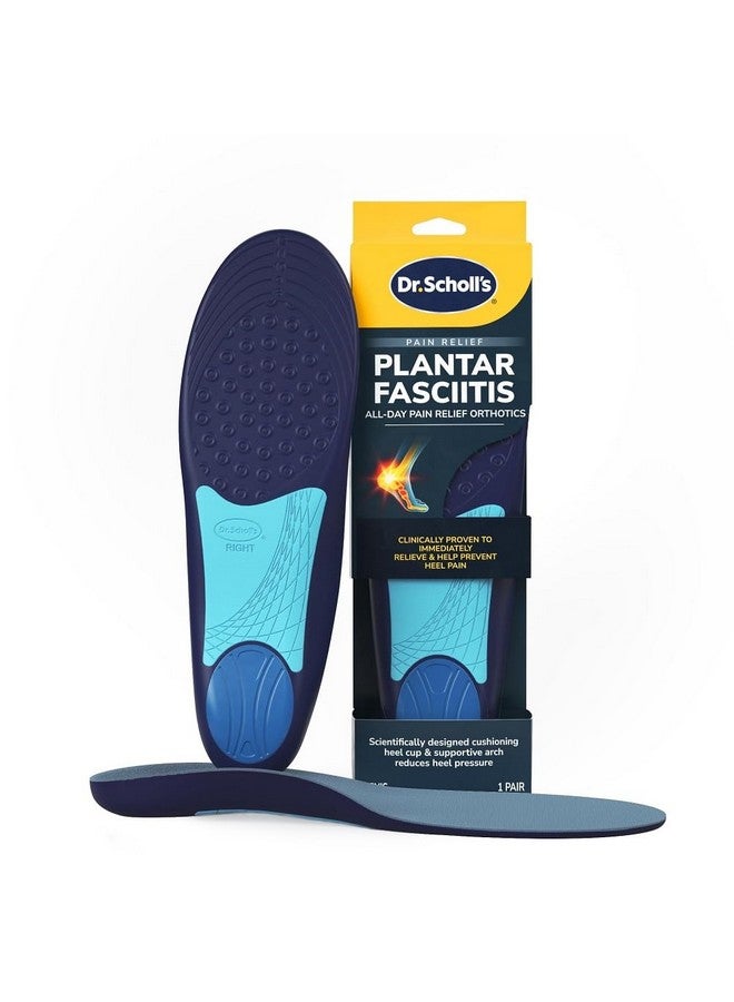 دكتور شولز دعامات تقويم العظام للرجال من Dr. Scholl's لتخفيف آلام التهاب اللفافة الأخمصية، زوج واحد، مقاس 8-13 - Image 1