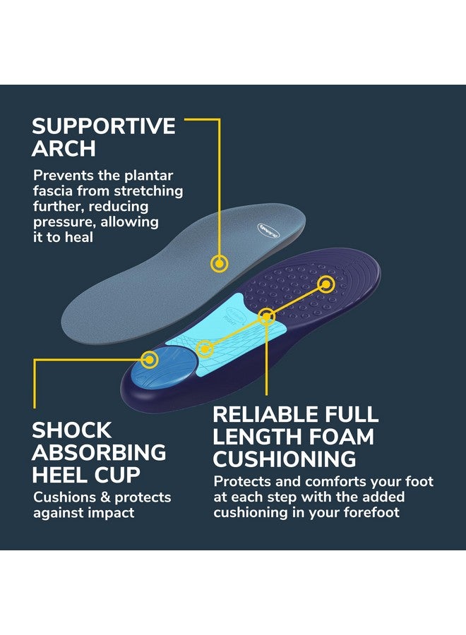 دكتور شولز دعامات تقويم العظام للرجال من Dr. Scholl's لتخفيف آلام التهاب اللفافة الأخمصية، زوج واحد، مقاس 8-13 - Image 5