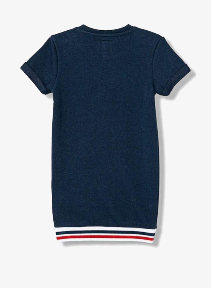 GUESS Infant French Terry Short Sleeve Mini Dress - Image 2