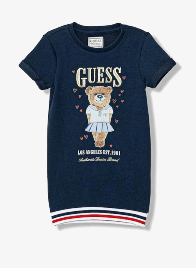 GUESS Infant French Terry Short Sleeve Mini Dress