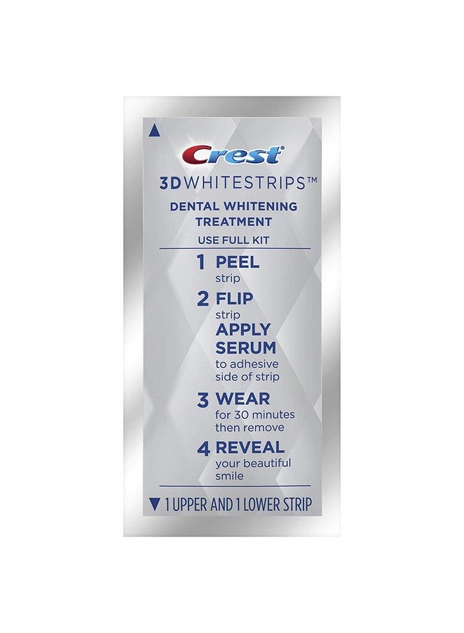 Crest 3D Whitestrips, Arctic Mint, Teeth Whitening Strip Kit With Tube Of Flavor Serum, 28 Strips (14 Count Pack) - Image 3