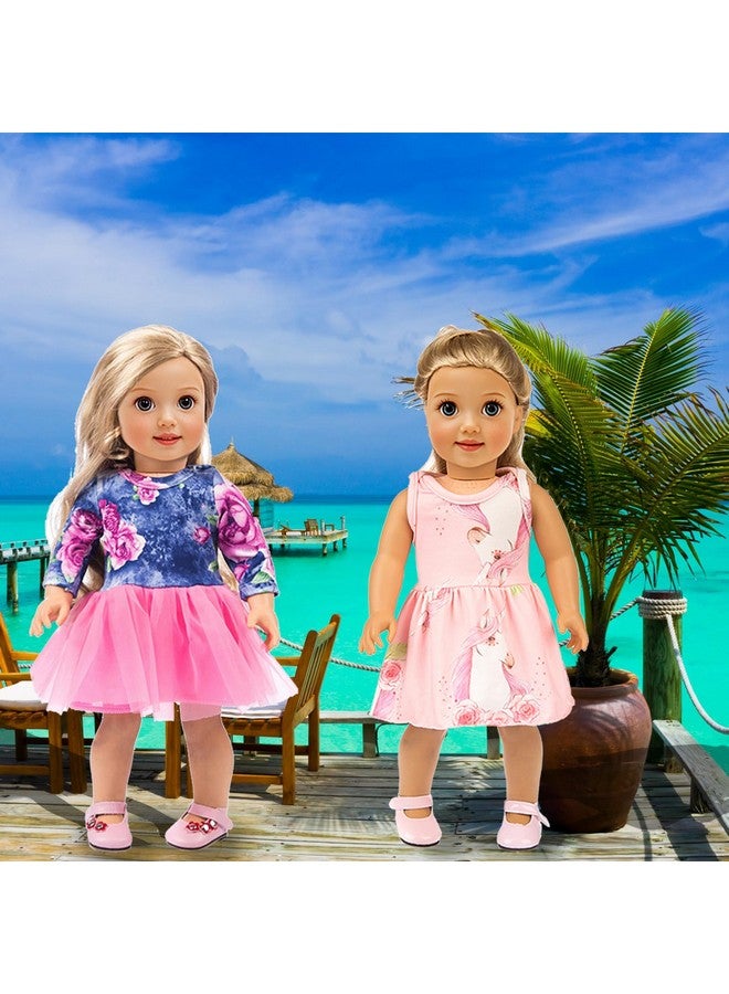 Ebuddy 18 Inch Doll Clothes Doll Accessories 10 Sets Fashion Doll Clothes and Accessories Fit for 18 inch Girl Doll,Most 18 Inch Dolls(No Doll) - Image 5
