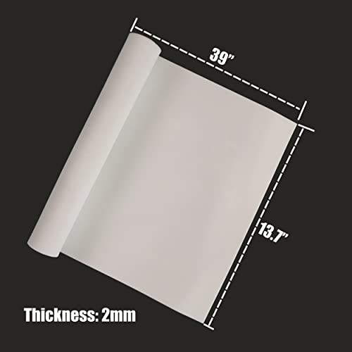 OISAKLD EVA Foam 2mm-10mm 13.7"×39" Craft Foam Sheet 74 kg/m³ Cosplay Foam for Craft Model Cosplay 2mm - Image 2