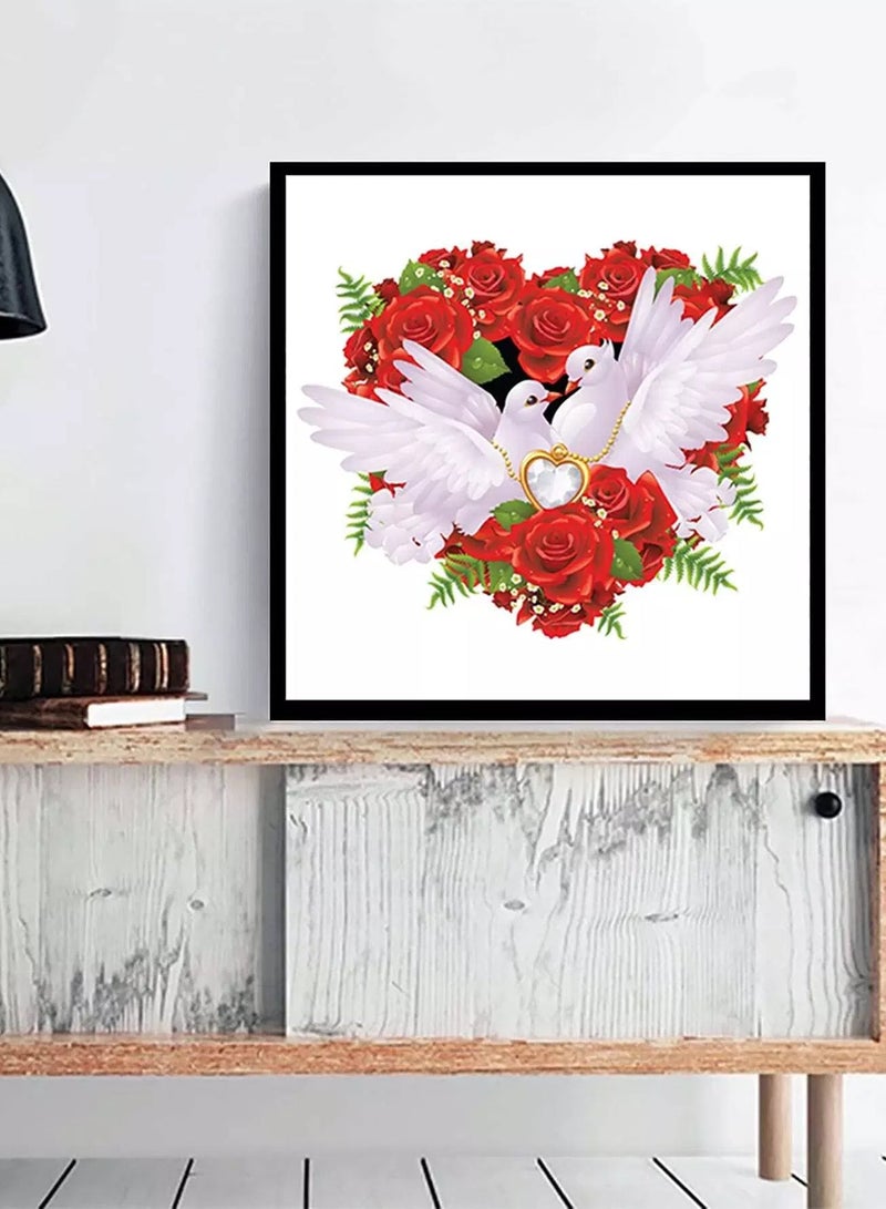 Pigeon Pattern Diamond Painting Without Frame - Image 2