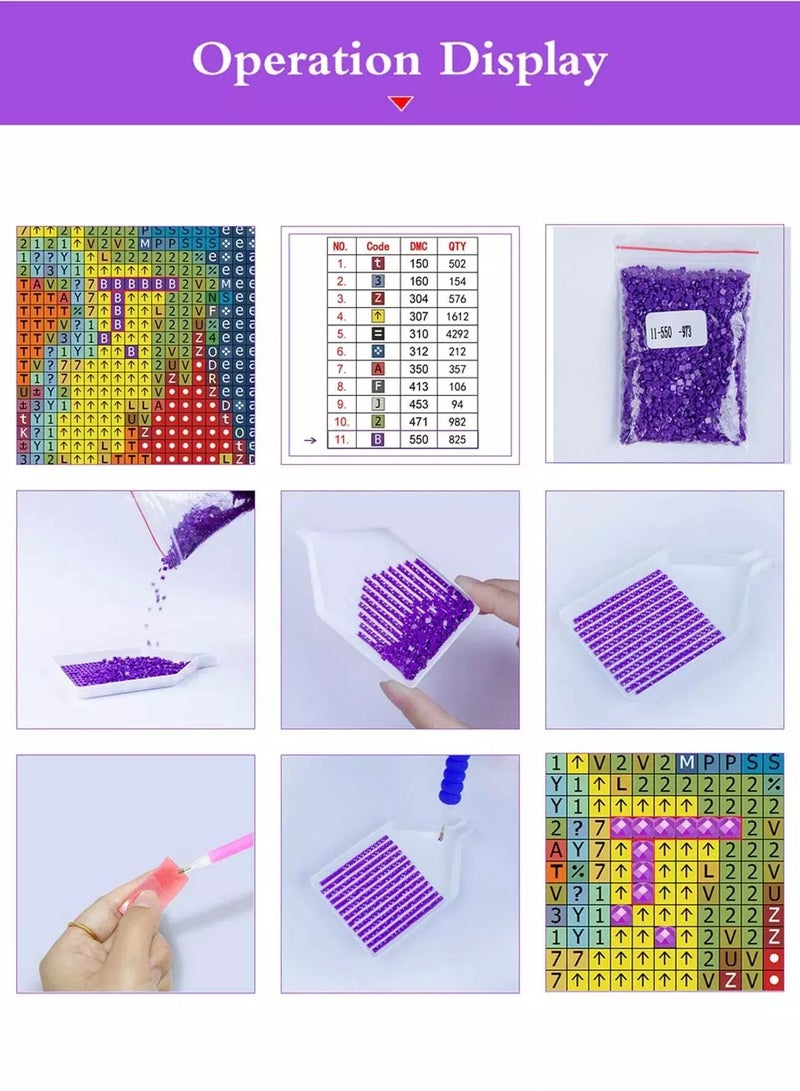 Pigeon Pattern Diamond Painting Without Frame - Image 5