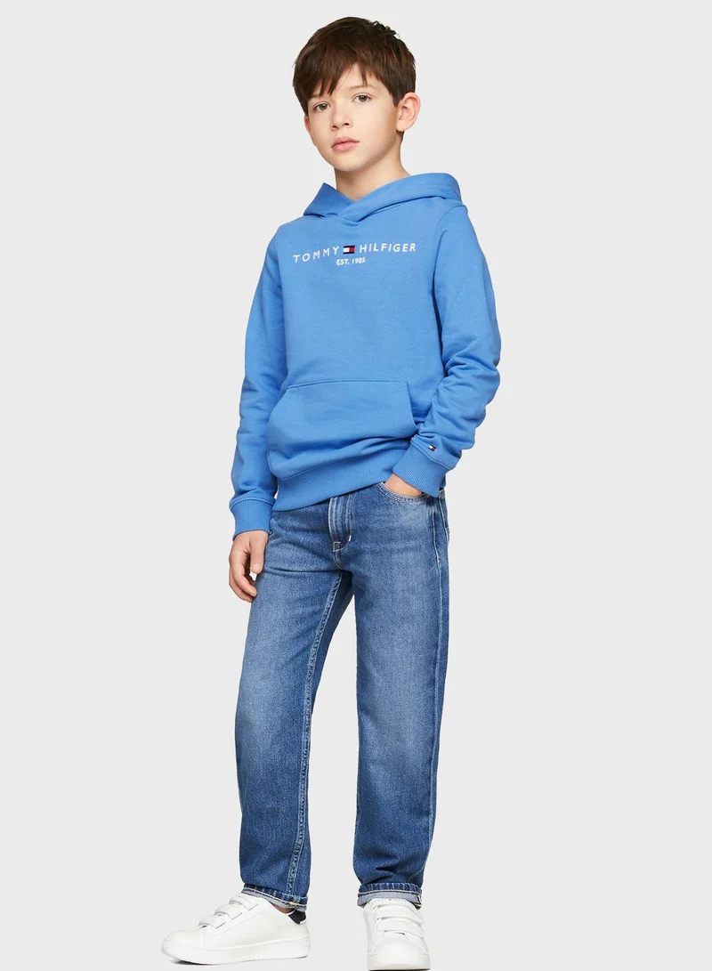 TOMMY HILFIGER Kids Logo Hoodie