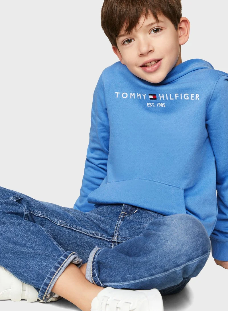 TOMMY HILFIGER Kids Logo Hoodie