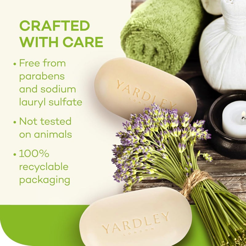 Yardley London Aloe & Avocado Nourishing Bath Bar Soap, 4.25 Oz - Image 5