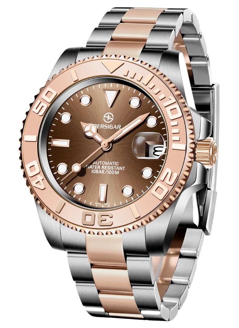 BERSIGAR - Bersigar BG-1651 Luxaura Design Stainless Steel Automatic Water Resistant Watch - Image 1