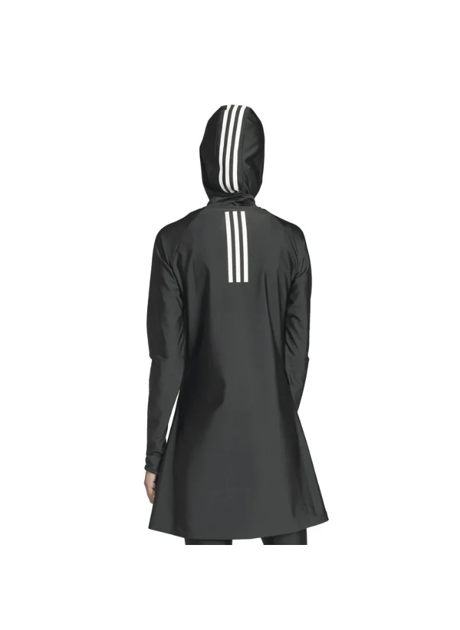 اديداس adidas 3S LS SWIM TOP Black Swim TOPS for Women - 4