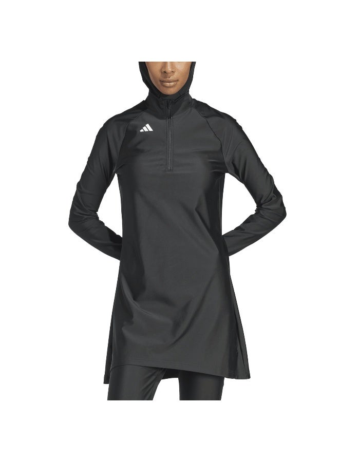 Adidas 3S Ls Swim Top Black Swim Tops For Women 6 - Image 4