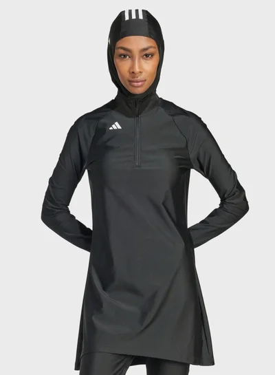 Adidas 3S Ls Swim Top Black Swim Tops For Women 6
