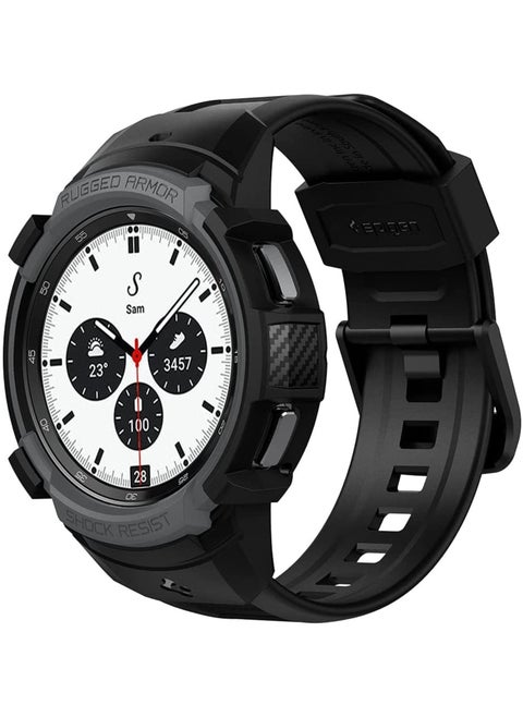 Rugged Armor PRO Case with Band for Samsung Galaxy Watch 4 Classic 42mm
