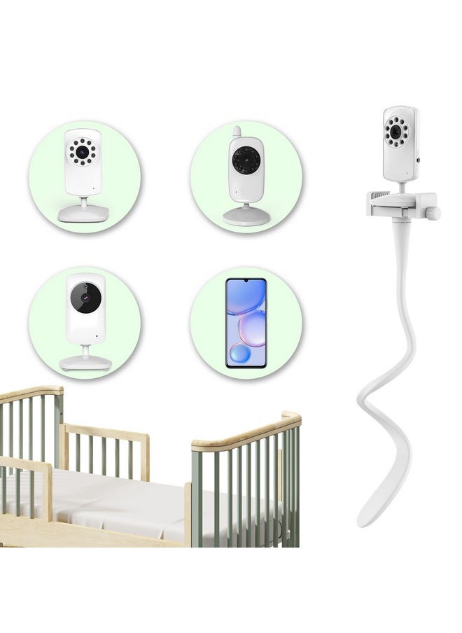 Hellobaby HelloBaby Baby Monitor Mount for HB30/HB32 and Most Light-Weight Type Baby Cameras, Suitable for Smartphone, Universal Baby Camera Holder, Suitable for a Baby Crib, No Tools Need and No Wall Damage  - Image 2