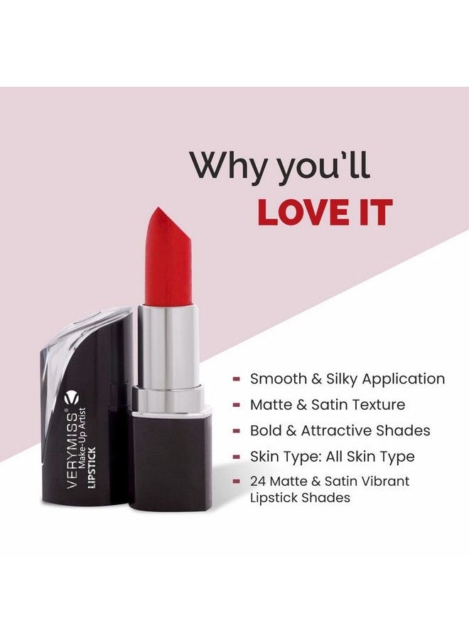 VERYMISS - Matte & Satin Lipstick (Fire Brick) - Image 1