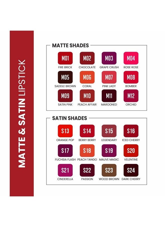 VERYMISS - Matte & Satin Lipstick (Fire Brick) - Image 1