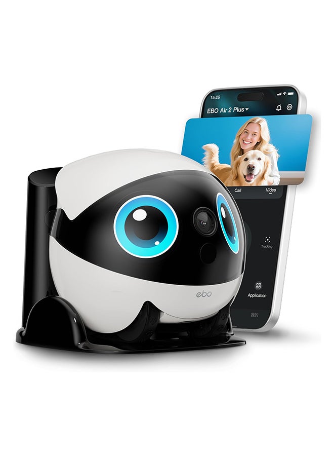 Enabot EBO Air 2S FamilyBot – Smart AI Home Companion Robot with Auto Tracking & Interactive Camera by Enabot – Toy for Kids Ages 3+ - Image 1