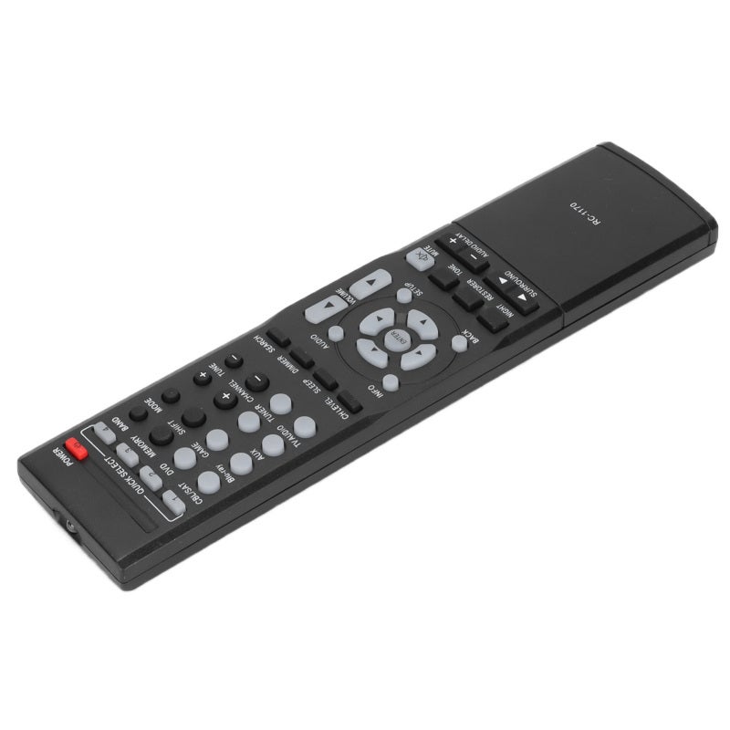 جهاز التحكم عن بعد البديل RC-1170 لجهاز استقبال الصوت والفيديو من دينون - جهاز تحكم محمول - تصميم متين من بلاستيك ABS المقاوم للتآكل - سهل الاستخدام لإكسسوارات التلفاز المنزلي - Image 3
