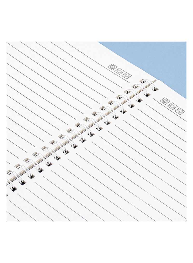 SYOSI Lovely Spiral Notebook Journals Lovely Stationary Composition Notebook Wide Ruled Wide Ruled Spiral Notebook Hardcover for Gifts Fun for School Office Supplies A5 4Pcs - Image 4