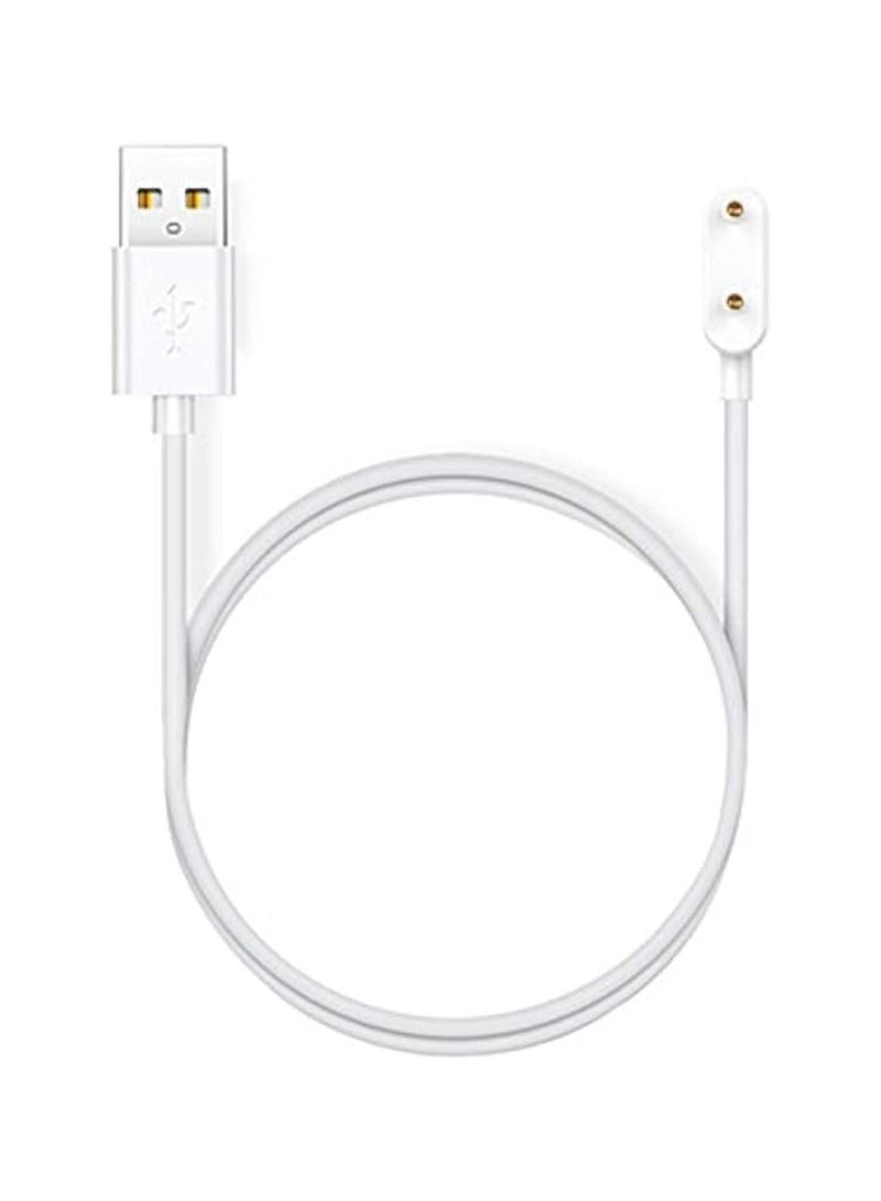 Charger Compatible with Hay.lou Solar LS05 Magnetic Charger Adapter USB Charging Dock Fast Charging Cable.White  - Image 3