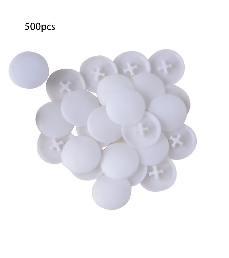 Self Drilling Screw Cap Kit 500pcs For Cross Head Screws Cabinets Fasteners - Image 1