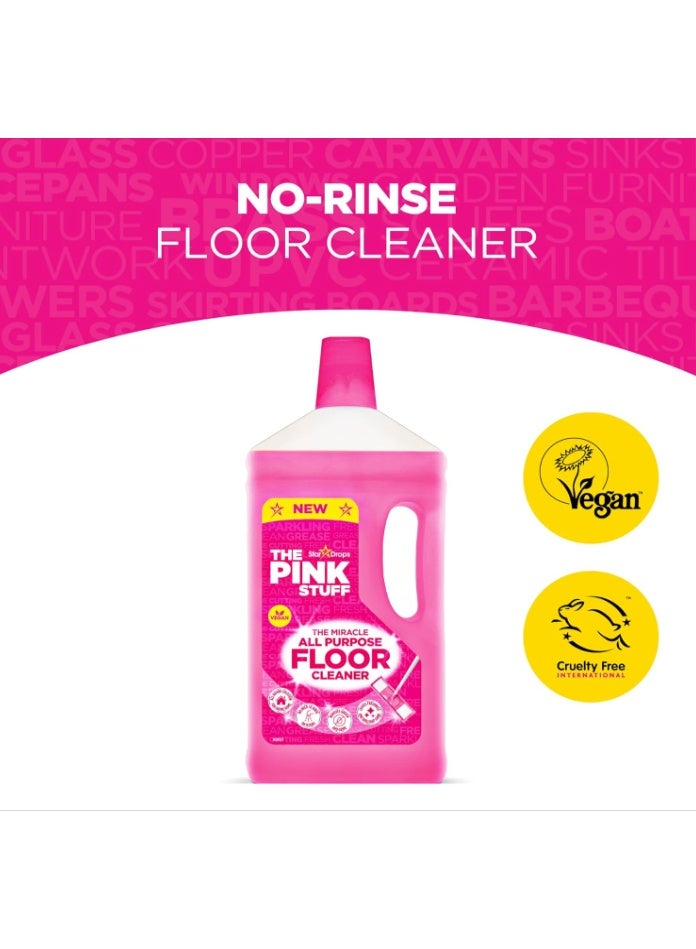 PINK STUFF Stardrops The PINK STUFF The Miracle All Purpose Floor Cleaner 1L (Pack of 2) - Image 3
