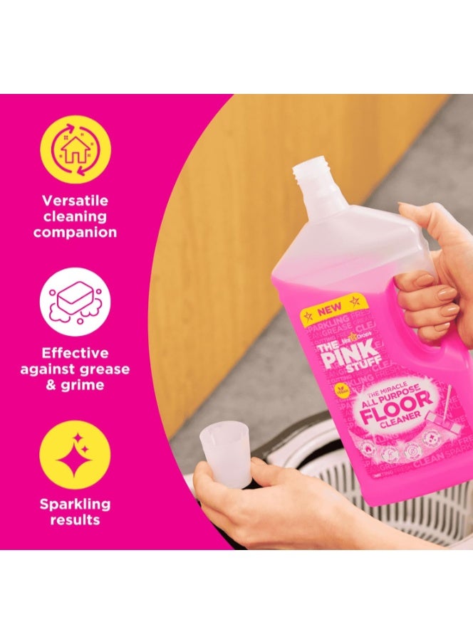 PINK STUFF Stardrops The PINK STUFF The Miracle All Purpose Floor Cleaner 1L (Pack of 2) - Image 4