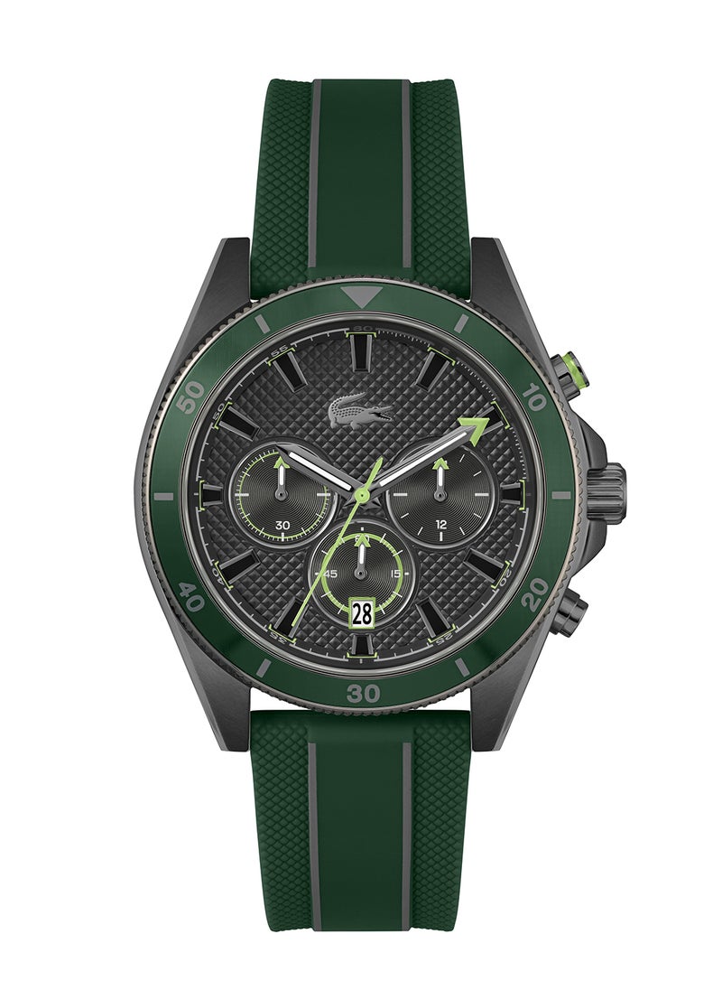 LACOSTE - ساعة لاغوست الدائرية للرجال بحالة سوداء - 2011363 - Image 1