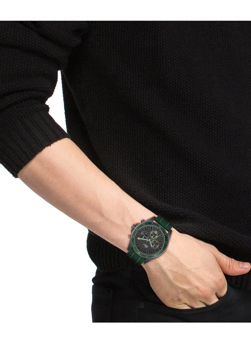 LACOSTE - ساعة لاغوست الدائرية للرجال بحالة سوداء - 2011363 - Image 1