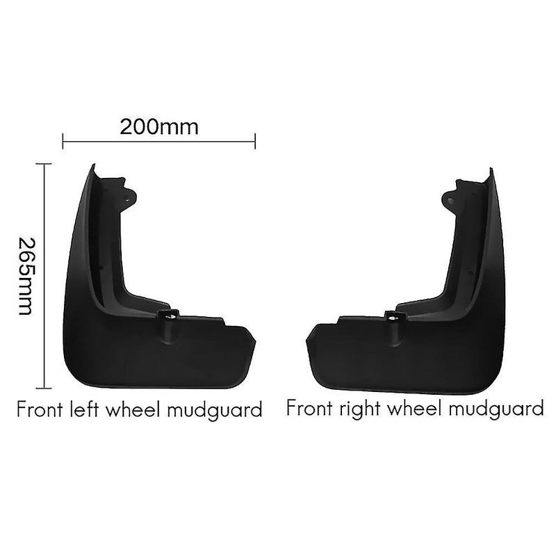 For Renault Captur 2019 2020 2021 Front&rear Mud Flap Guard Fenders - Image 2