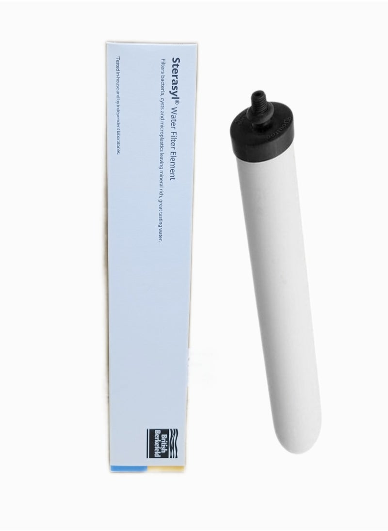 British Berkefeld British Berkefeld 10" Sterasyl Ceramic Water Filter Replacement Candle for HBA MKII  - Image 1
