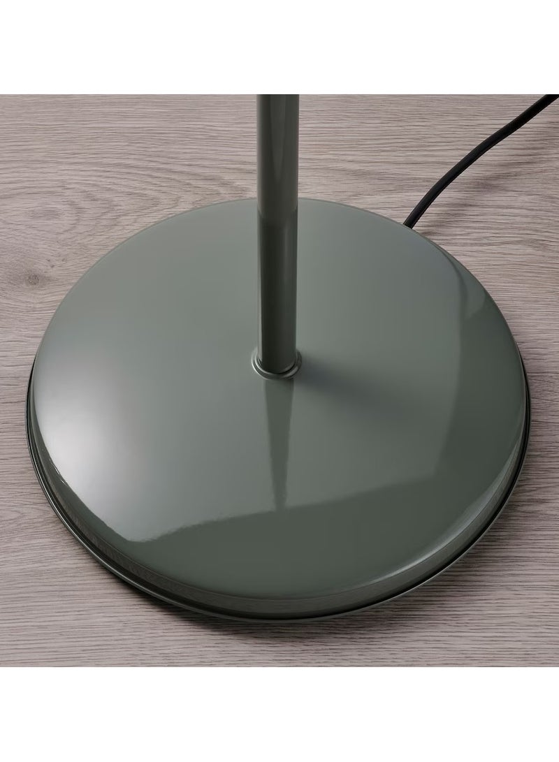 Floor/reading lamp, grey-green 140x40x140 cm - Image 3