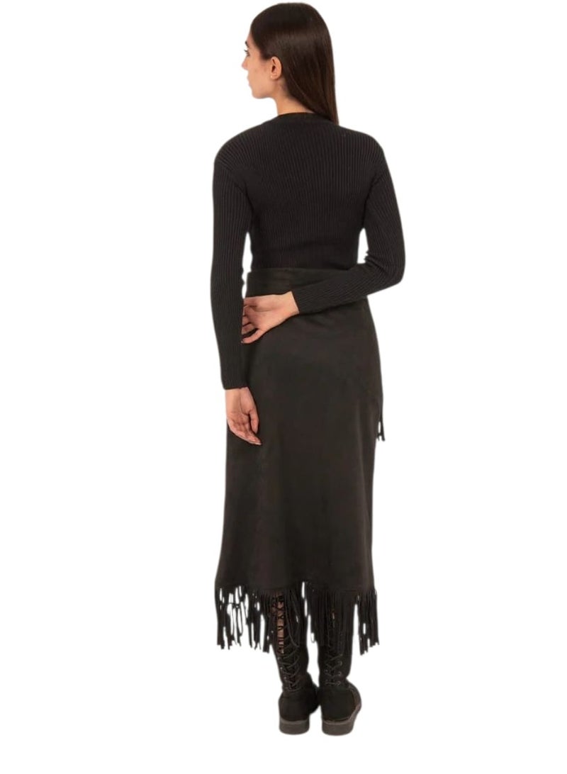 جيبة شموازيت ليجن ليكرا لون أسود  تلبس من ٤٥ ك ل ٦٥ ك - Image 2