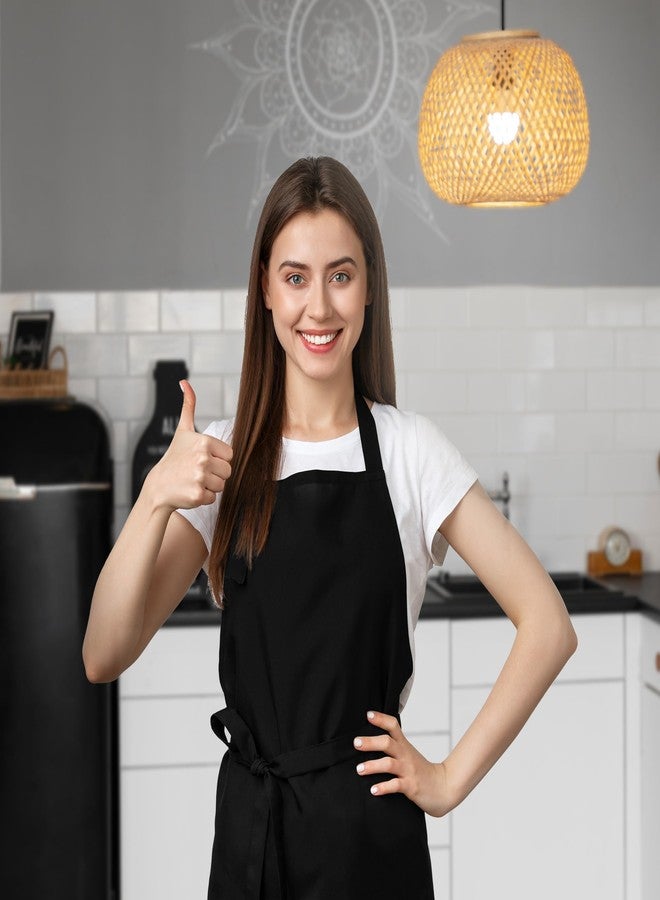 Avalon Kitchen black apron for women black aprons bulk chef apron for men grilling aprons for men - Image 4