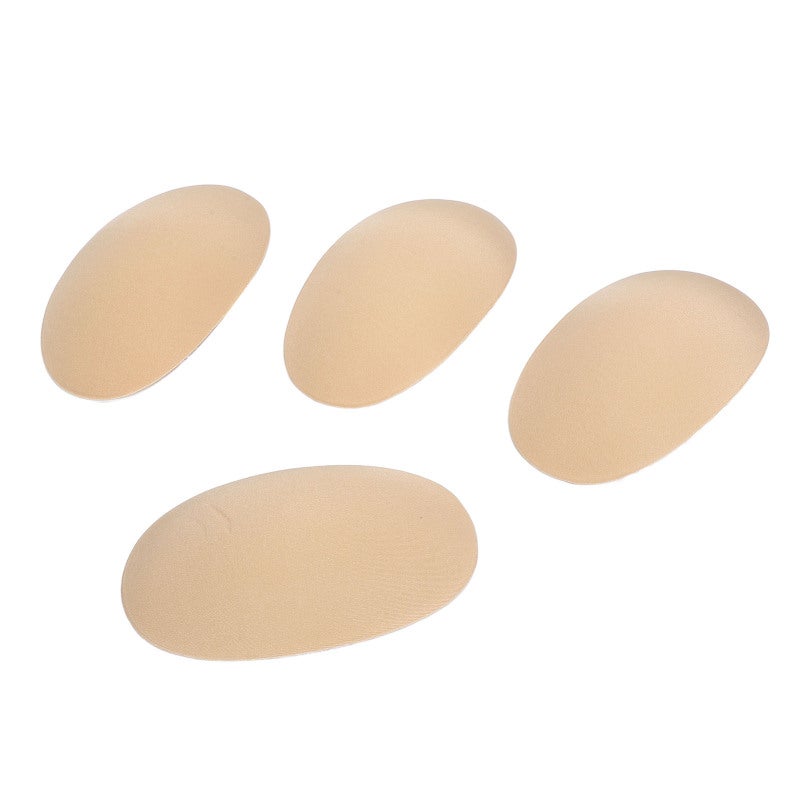 2 Pairs Shoulder Pads Removable Self Adhesive Non Slip Shoulder Pads Skin Color for Womens Mens Clothing - Image 2