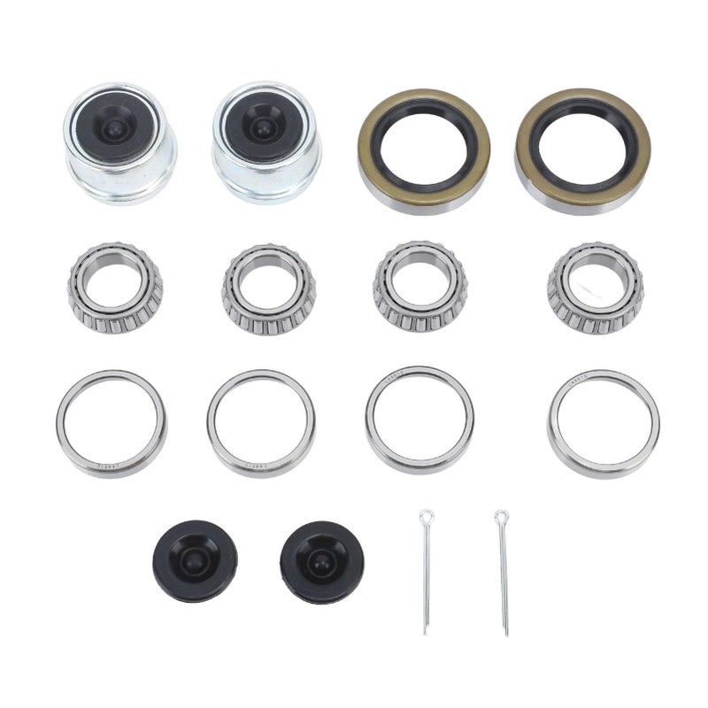 Boat Trailer Axle Hub Bearing Kit with Grease Seals for 1 1 16 Inch 2000 to 2200 Lbs Axle - Image 2