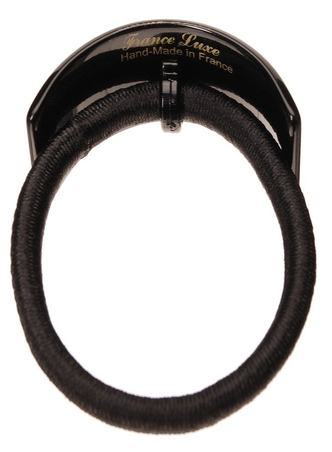 France Luxe Rectangle Ponytail Holder - Black - Image 3