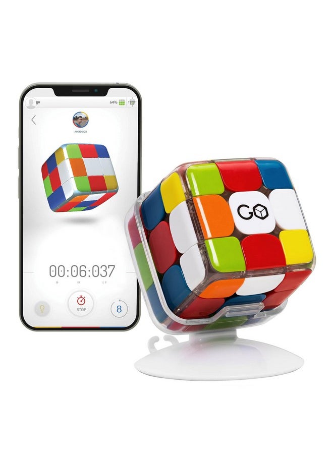 GoCube - Edge Full Pack - Smart Cube 3D Puzzle Game - Speed Cube 3X3 Magnetic Technology - Interactive Brain Teaser Puzzles For Adults & Kids With Free App - Image 1