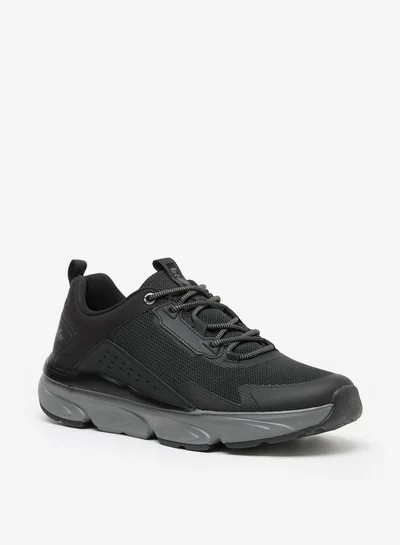 Lee Cooper Men's Textured Low Ankle Lace-Up Sneakers