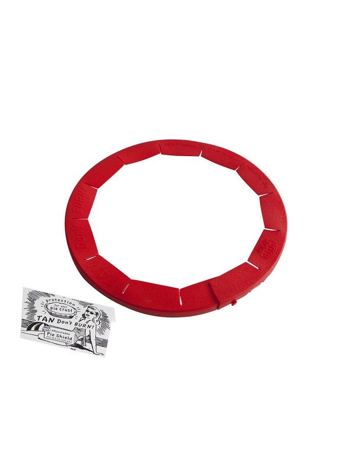 Talisman Designs Baking Pie Crust Shield Protector Cover for Edges of Pie - 8-inch to 11.5-inch Adjustable Silicone Baking Accessory for Making the Perfect Pie | Set of 1 - Image 4