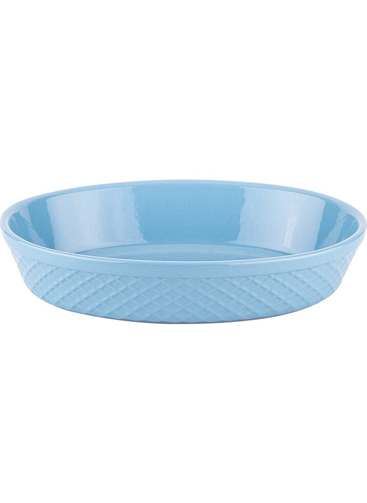 Diamond Ceramic Oval Blue Baking Dish 28 x 18.5 x 6 cm - pzsku/Z8BE6648B12AEA3DD5612Z/45/_/1729236160/3b288faf-5442-425b-83a4-be5d551f0c57