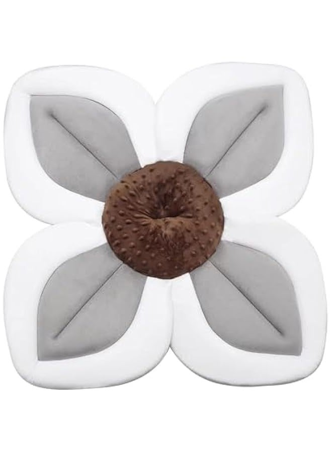 تراسل مقعد حوض استحمام للأطفال، مقعد استحمام للأطفال، إسفنجي قابل للطي يناسب معظم أحواض الاستحمام مستلزمات الأطفال حديثي الولادة والرضع - Image 1