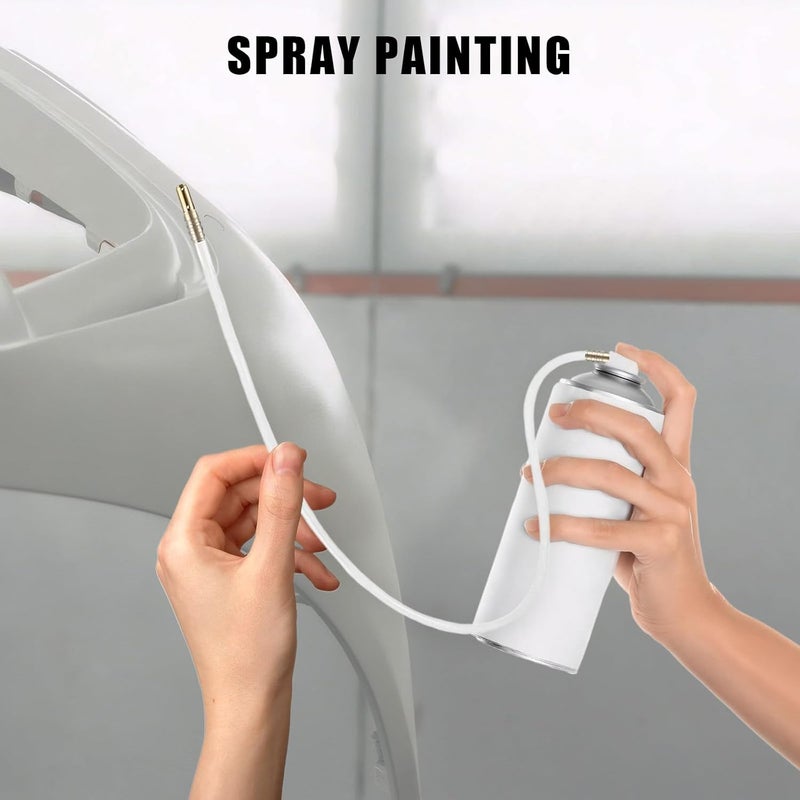Gaahkai 5PCS 19.69" Spray Can Nozzle Extension, 360 Degrees Aerosol Spray Tips Paint Nozzles for Cans - Image 5