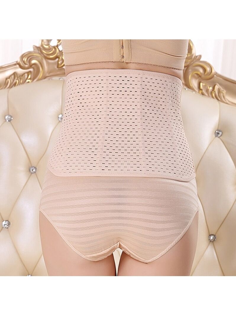 Generic Postpartum Body Corset Recovery Support Abdominal Belt Body Shaper Postpartum Body Gown Postpartum Caesarean Section Waist Tightening for Women  - Image 4