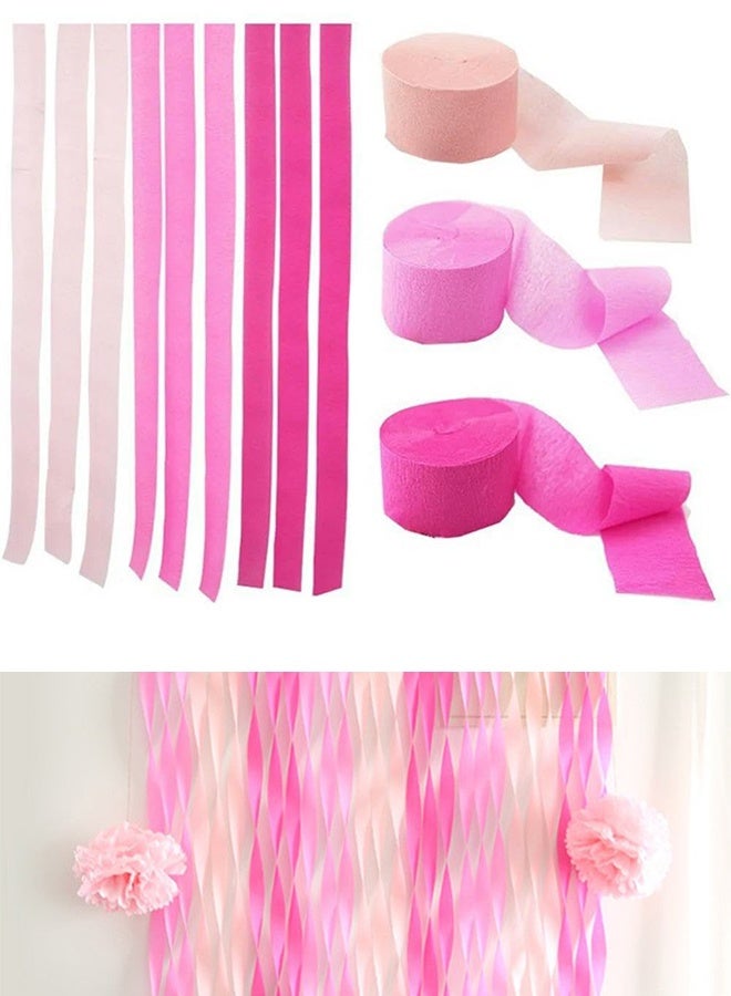 3 لفات ورق كريب ملون ورق كريب مجعد للحرف اليدوية أوريغامي زينة الأزهار DIY - Image 1
