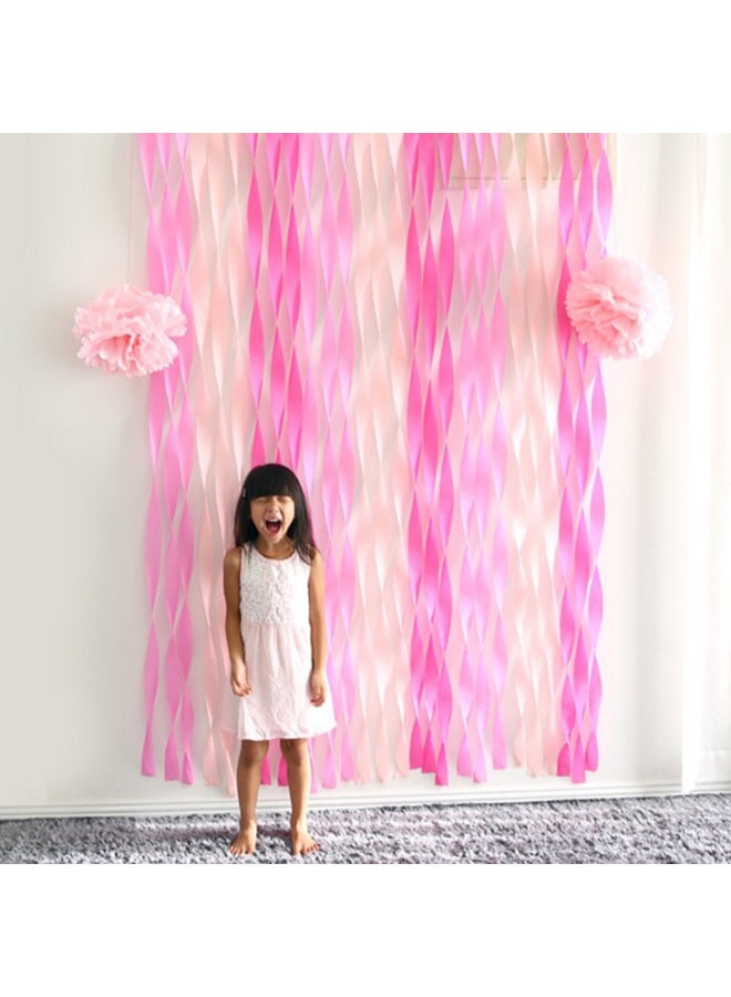 3 لفات ورق كريب ملون ورق كريب مجعد للحرف اليدوية أوريغامي زينة الأزهار DIY - Image 2