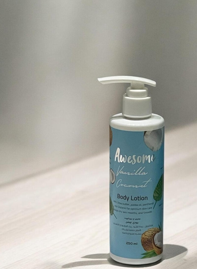 Awesome Vanilla Coconut Body Lotion 250ml - Image 3