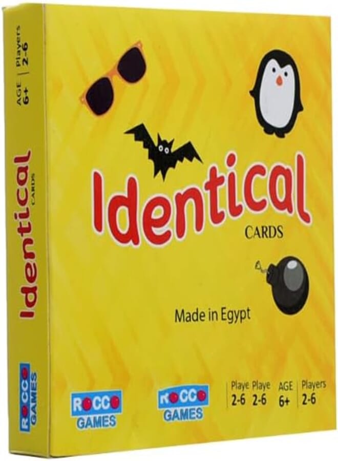 Cardboard Identical Game With Multiple Challenging Cards Give More Fun And Entertaining Best Choice For Unisex - Multi Color