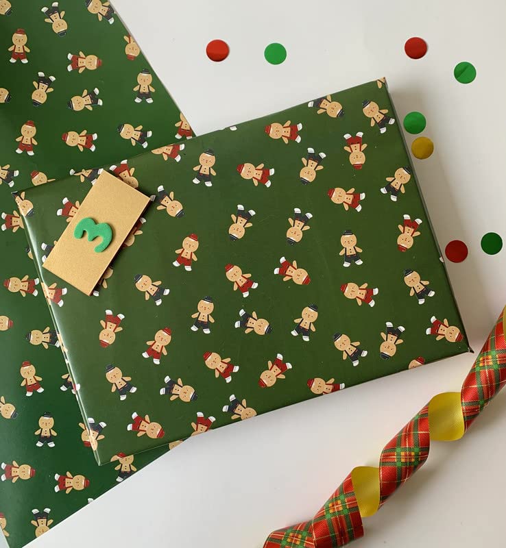 Dovetail Gingy Kids Gift Wrapping Paper Pack of 6 Sheet - Image 1