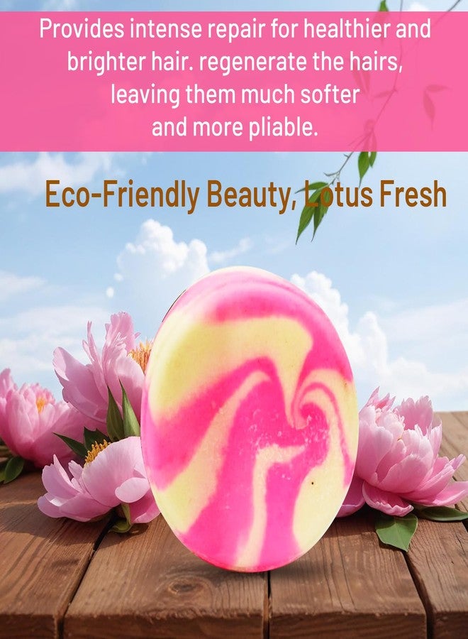 Pratha Natural Shampoo Bar Combo Pack With Pink Lotus (Pink Lotus + Murumuru butter) - Image 5